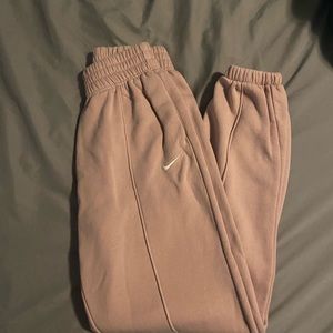 Baby pink nike sweats